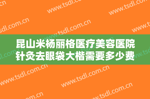 昆山米杨丽格医疗美容医院针灸去眼袋大楷需要多少费用?可靠吗?