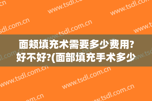 面颊填充术需要多少费用?好不好?(面部填充手术多少钱)
