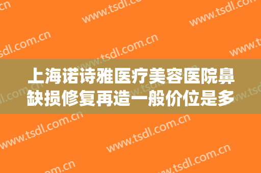上海诺诗雅医疗美容医院鼻缺损修复再造一般价位是多少?贵不贵?(上海诺诗雅整形医院)