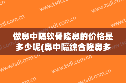 做鼻中隔软骨隆鼻的价格是多少呢(鼻中隔综合隆鼻多少钱)