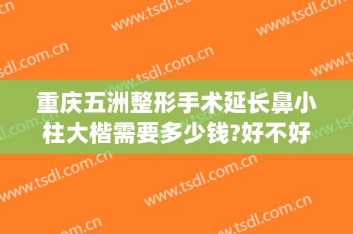 重庆五洲整形手术延长鼻小柱大楷需要多少钱?好不好?(重庆五洲整形医院好吗)