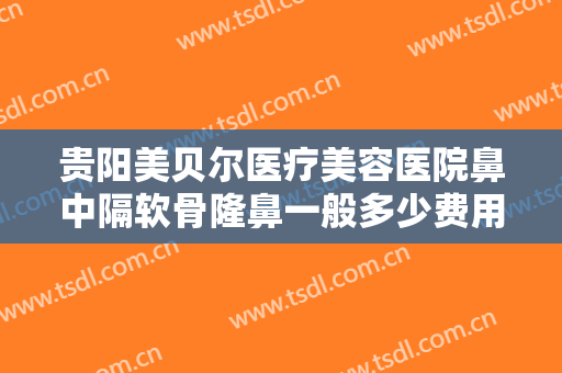贵阳美贝尔医疗美容医院鼻中隔软骨隆鼻一般多少费用?多长时间恢复?