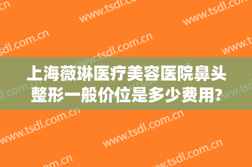 上海薇琳医疗美容医院鼻头整形一般价位是多少费用?好不好?(薇琳整形美容医院地址)