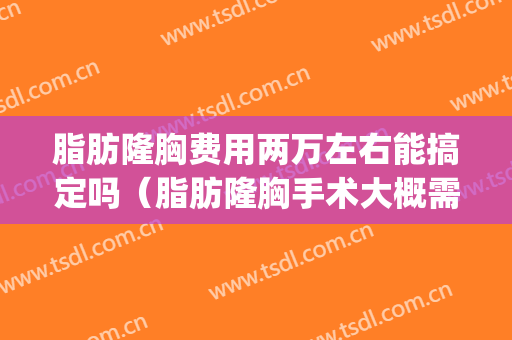 脂肪隆胸费用两万左右能搞定吗（脂肪隆胸手术大概需要多少钱）(脂肪隆胸费用大概多少钱呢)
