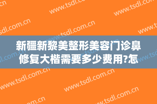 新疆新黎美整形美容门诊鼻修复大楷需要多少费用?怎么样?(新疆黎美整形医院怎么样)