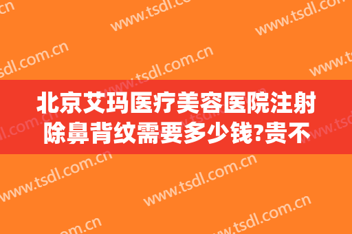 北京艾玛医疗美容医院注射除鼻背纹需要多少钱?贵不贵?(艾玛医疗美容可靠吗)