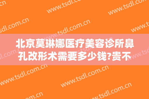 北京莫琳娜医疗美容诊所鼻孔改形术需要多少钱?贵不贵?(北京莫琳娜整形价格)