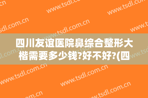 四川友谊医院鼻综合整形大楷需要多少钱?好不好?(四川友谊医院整形科隆鼻怎么样)
