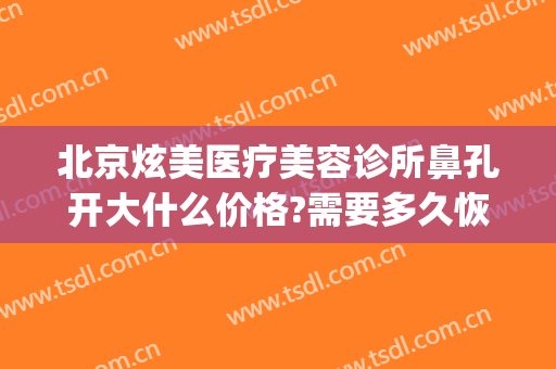 北京炫美医疗美容诊所鼻孔开大什么价格?需要多久恢复?(北京炫美医疗美容诊所有限公司)