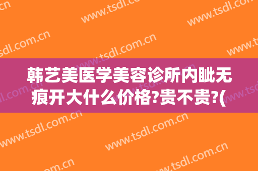 韩艺美医学美容诊所内眦无痕开大什么价格?贵不贵?(韩式美容整形门诊)