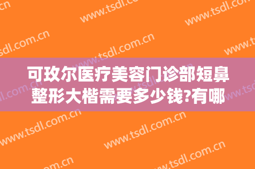 可玫尔医疗美容门诊部短鼻整形大楷需要多少钱?有哪些优势?(广州可玫尔整形医院)