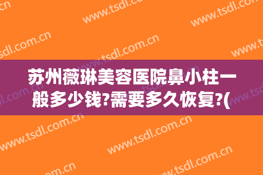 苏州薇琳美容医院鼻小柱一般多少钱?需要多久恢复?(苏州薇琳整形整容医院)