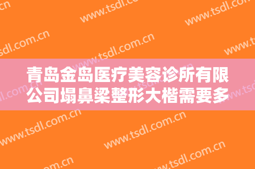 青岛金岛医疗美容诊所有限公司塌鼻梁整形大楷需要多少费用?贵不贵?
