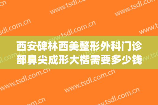 西安碑林西美整形外科门诊部鼻尖成形大楷需要多少钱?靠谱吗?(北京高碑店整形医院)