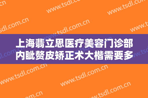 上海翡立思医疗美容门诊部内眦赘皮矫正术大楷需要多少钱?有哪些优势?