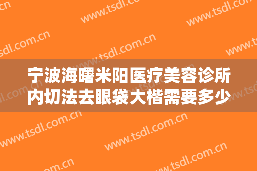 宁波海曙米阳医疗美容诊所内切法去眼袋大楷需要多少费用?靠谱吗?