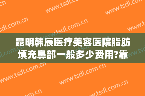 昆明韩辰医疗美容医院脂肪填充鼻部一般多少费用?靠谱吗?(昆明韩辰整形医院三甲医院)