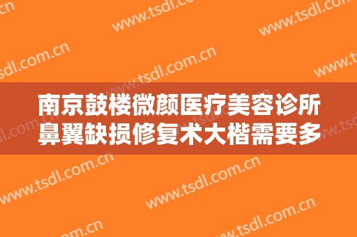 南京鼓楼微颜医疗美容诊所鼻翼缺损修复术大楷需要多少钱?多长时间恢复?