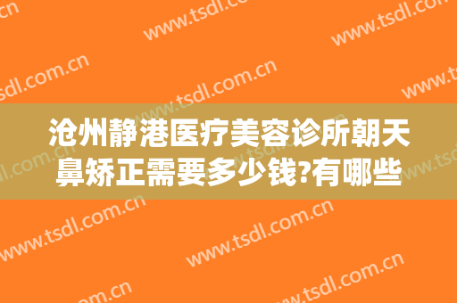 沧州静港医疗美容诊所朝天鼻矫正需要多少钱?有哪些优势?(沧州静港整形医院正规吗?)