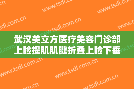 武汉美立方医疗美容门诊部上睑提肌肌腱折叠上睑下垂治疗一般多少费用?怎么样?