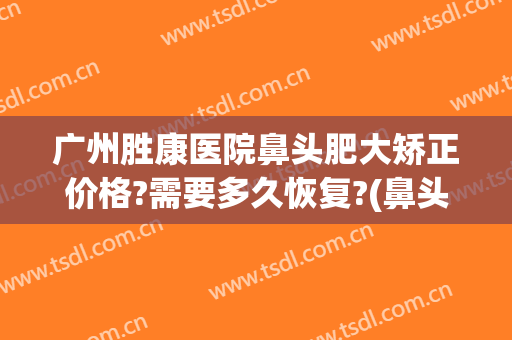 广州胜康医院鼻头肥大矫正价格?需要多久恢复?(鼻头肥大矫正术)