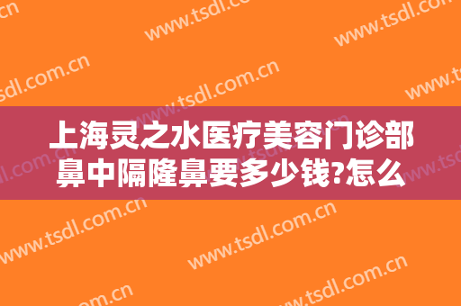 上海灵之水医疗美容门诊部鼻中隔隆鼻要多少钱?怎么样?