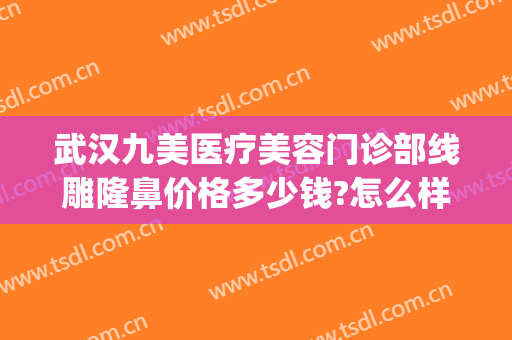 武汉九美医疗美容门诊部线雕隆鼻价格多少钱?怎么样?(武汉做全脸线雕最好的医院)