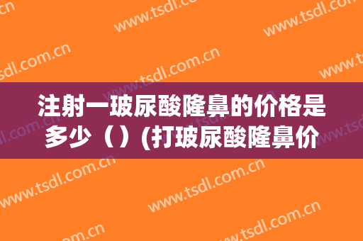 注射一玻尿酸隆鼻的价格是多少（）(打玻尿酸隆鼻价格)