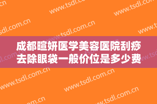 成都暄妍医学美容医院刮痧去除眼袋一般价位是多少费用?好不好?