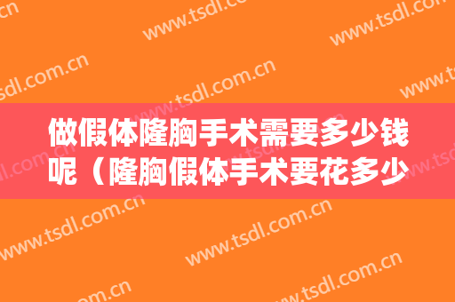 做假体隆胸手术需要多少钱呢（隆胸假体手术要花多少钱）(做个假体隆胸大概花多少钱)