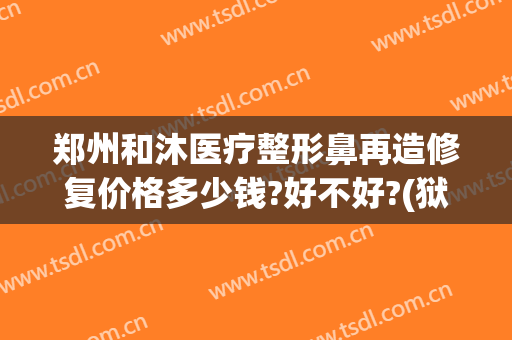 郑州和沐医疗整形鼻再造修复价格多少钱?好不好?(狱中杂记逐句翻译)