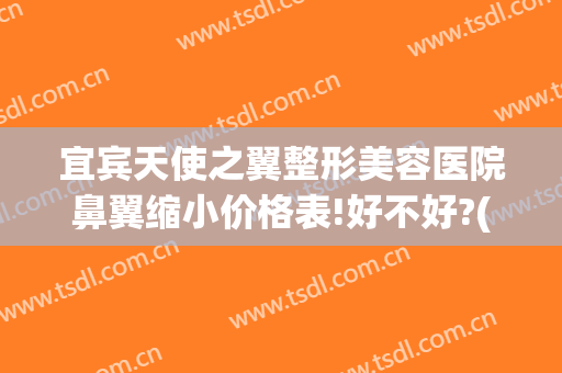 宜宾天使之翼整形美容医院鼻翼缩小价格表!好不好?(缩小鼻翼多少钱我美不美吗)