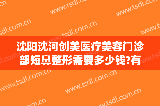 沈阳沈河创美医疗美容门诊部短鼻整形需要多少钱?有哪些优势?(沈阳隆鼻整形医院)