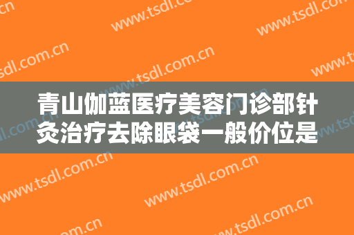 青山伽蓝医疗美容门诊部针灸治疗去除眼袋一般价位是多少费用?好不好?