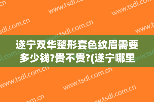 遂宁双华整形套色纹眉需要多少钱?贵不贵?(遂宁哪里纹眉比较好)