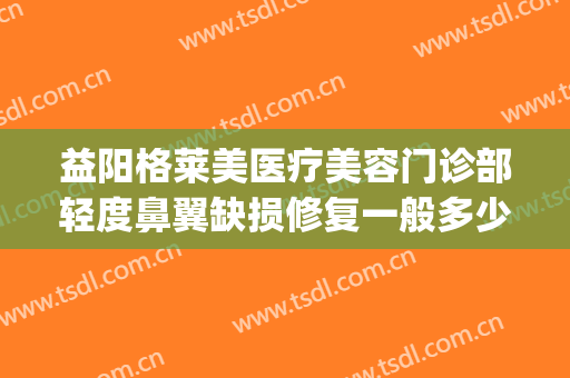益阳格莱美医疗美容门诊部轻度鼻翼缺损修复一般多少费用?怎么样?(益阳格莱美医疗美容门诊部正规吗)