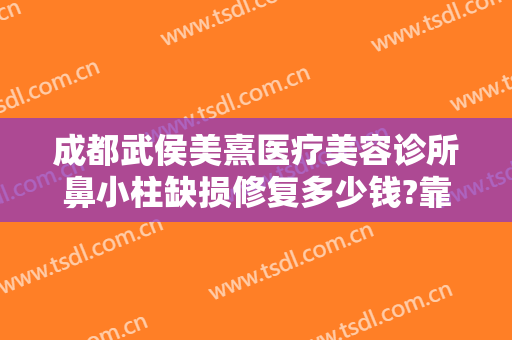 成都武侯美熹医疗美容诊所鼻小柱缺损修复多少钱?靠谱吗?