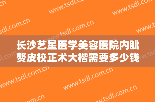 长沙艺星医学美容医院内眦赘皮校正术大楷需要多少钱?好不好?
