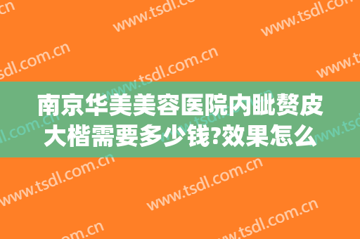 南京华美美容医院内眦赘皮大楷需要多少钱?效果怎么样?(内眦赘皮矫正手术多少钱)
