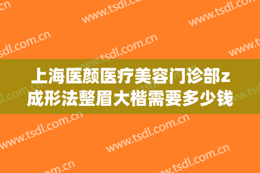 上海医颜医疗美容门诊部z成形法整眉大楷需要多少钱?怎么样?(上海颜术医美正规吗)