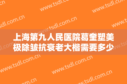 上海第九人民医院葛奎塑美极除皱抗衰老大楷需要多少钱?怎么样?