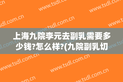 上海九院李元去副乳需要多少钱?怎么样?(九院副乳切除多少钱)