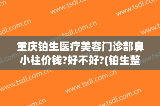 重庆铂生医疗美容门诊部鼻小柱价钱?好不好?(铂生整形美容医院隆鼻)