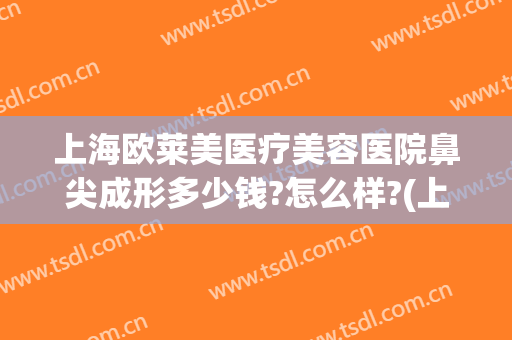 上海欧莱美医疗美容医院鼻尖成形多少钱?怎么样?(上海鼻部整形的价钱)