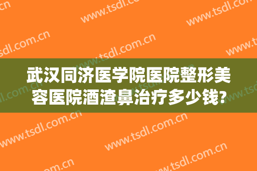武汉同济医学院医院整形美容医院酒渣鼻治疗多少钱?可靠吗?(武汉治疗酒糟鼻的医院)