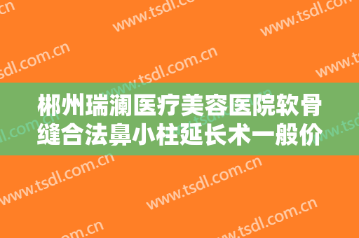 郴州瑞澜医疗美容医院软骨缝合法鼻小柱延长术一般价位是多少钱?好不好?