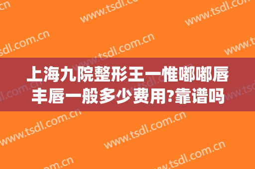 上海九院整形王一惟嘟嘟唇丰唇一般多少费用?靠谱吗?(上海第九人民医院嘴唇整形)