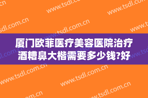 厦门欧菲医疗美容医院治疗酒糟鼻大楷需要多少钱?好不好?(哪个医院治疗酒糟鼻比较专业)