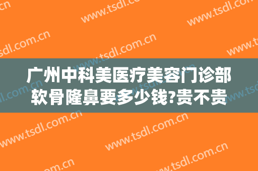 广州中科美医疗美容门诊部软骨隆鼻要多少钱?贵不贵?(中山整形美容医院费用)