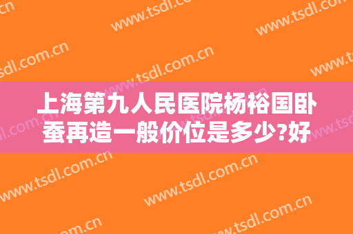 上海第九人民医院杨裕国卧蚕再造一般价位是多少?好不好?